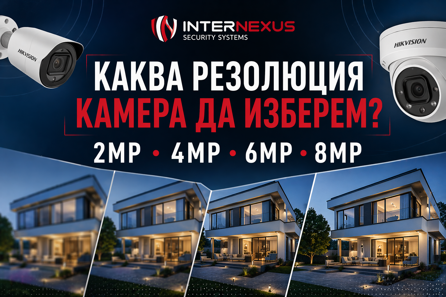 Каква резолюция камери да изберем