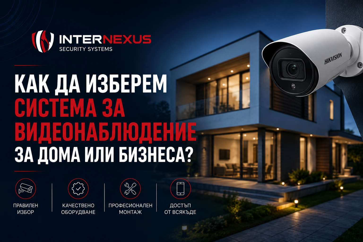 Система за видеонаблюдение за дома и бизнеса